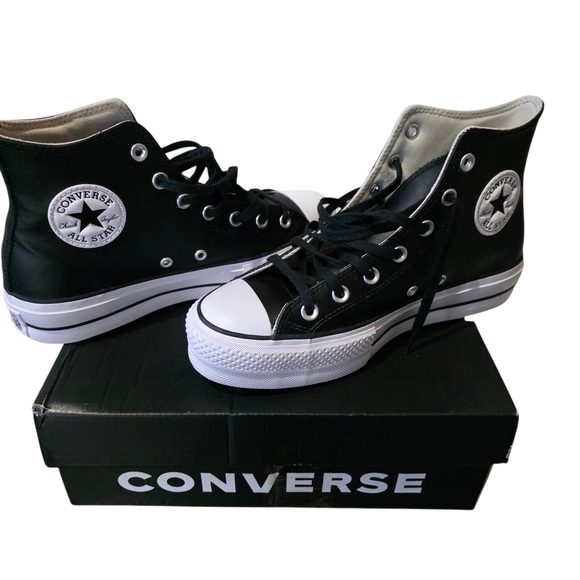 Converse Shoes - Converse Chuck Taylor All Star Lift Platform High Top Sneakers Black Worn Once